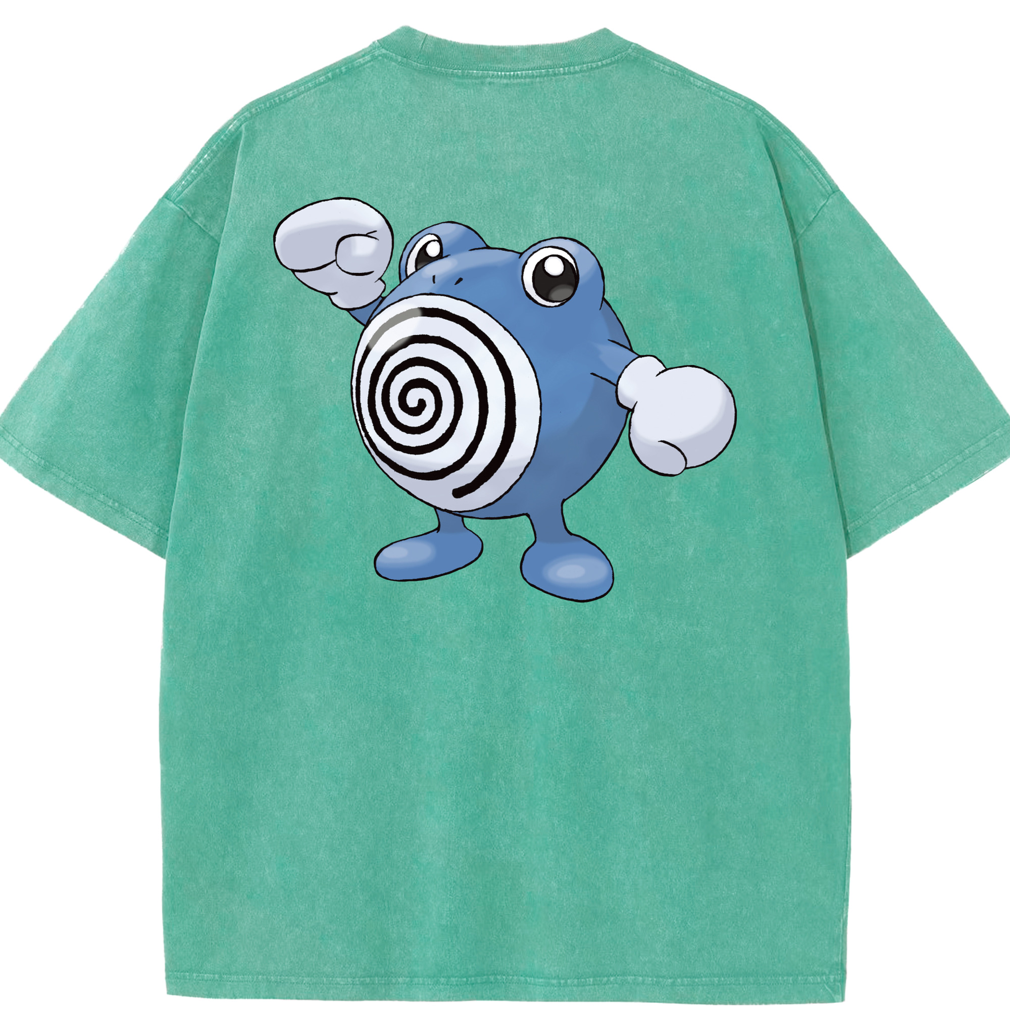 （画像用） ポケットモンスター Pokémon 綿100% ヴィンテージ風 半袖Tシャツ（背面プリント）